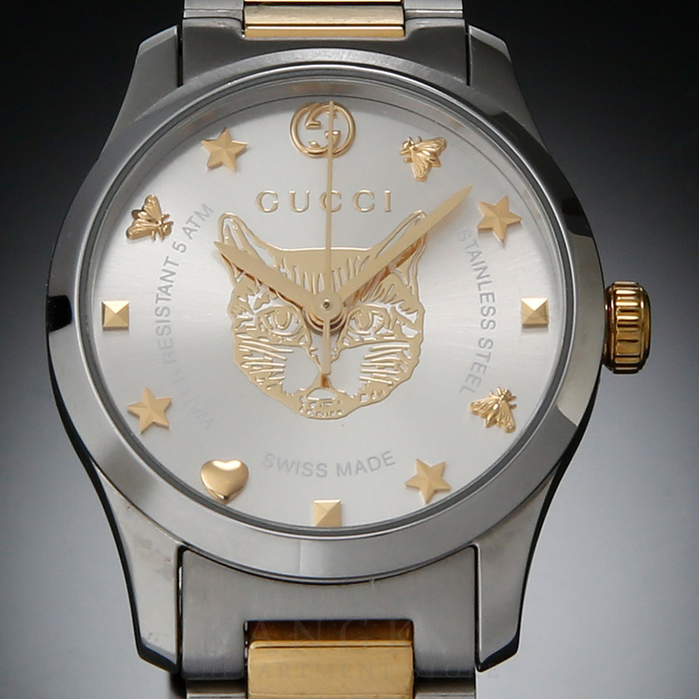 GUCCI(USED)구찌 YA126596 캣 워치