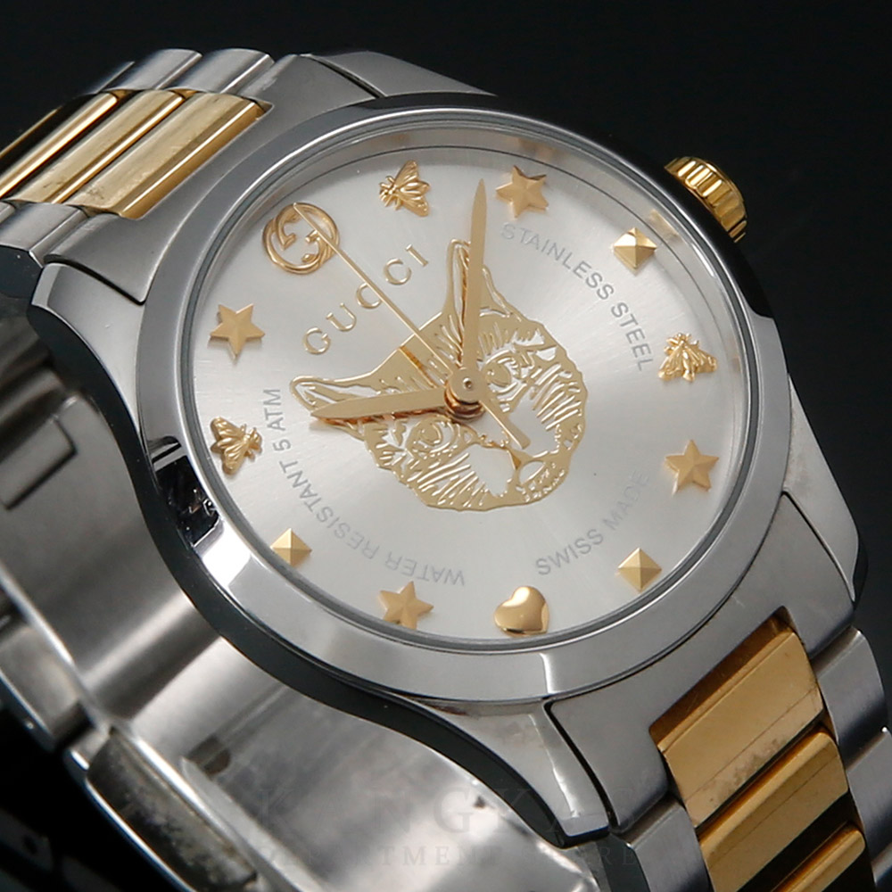 GUCCI(USED)구찌 YA126596 캣 워치