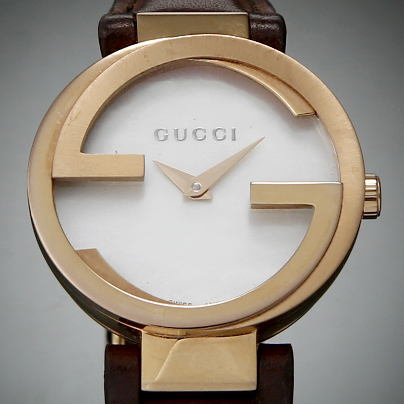 GUCCI(USED)구찌 G로고 스틸 워치 133.5