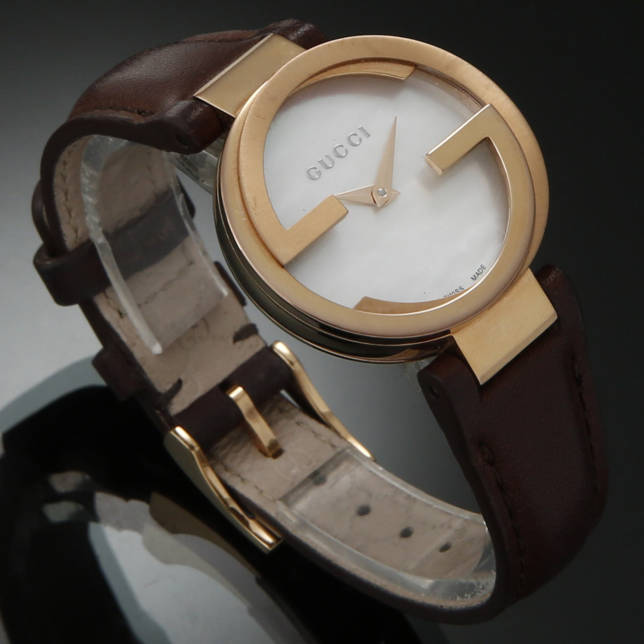 GUCCI(USED)구찌 G로고 스틸 워치 133.5