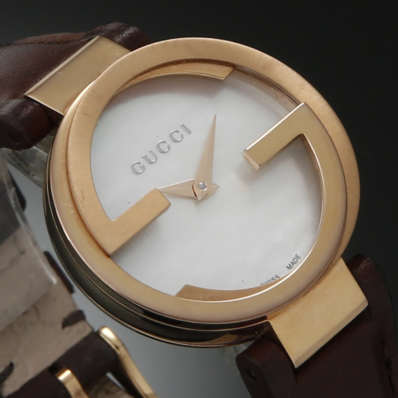 GUCCI(USED)구찌 G로고 스틸 워치 133.5