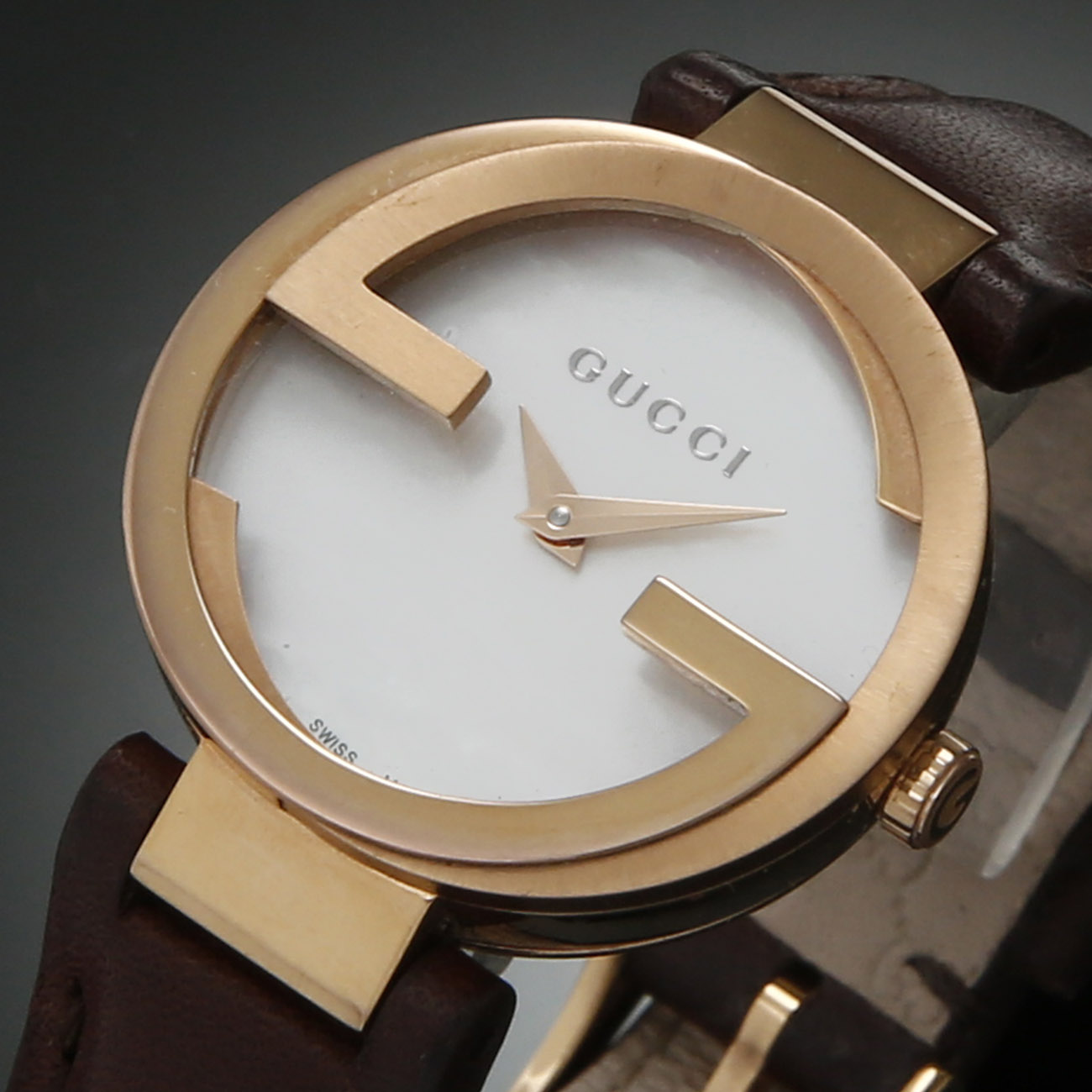 GUCCI(USED)구찌 G로고 스틸 워치 133.5