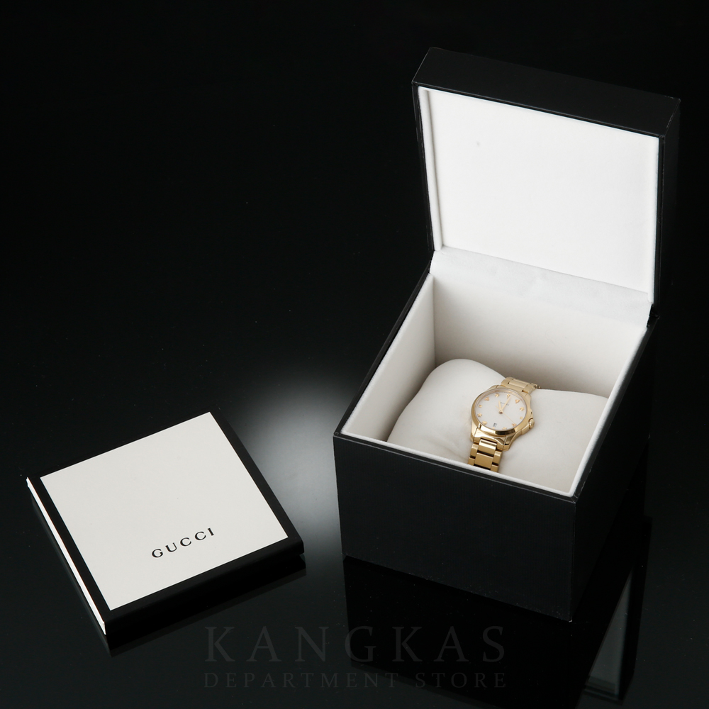 GUCCI(USED)구찌 YA126576 G 타임리스 쿼츠 워치