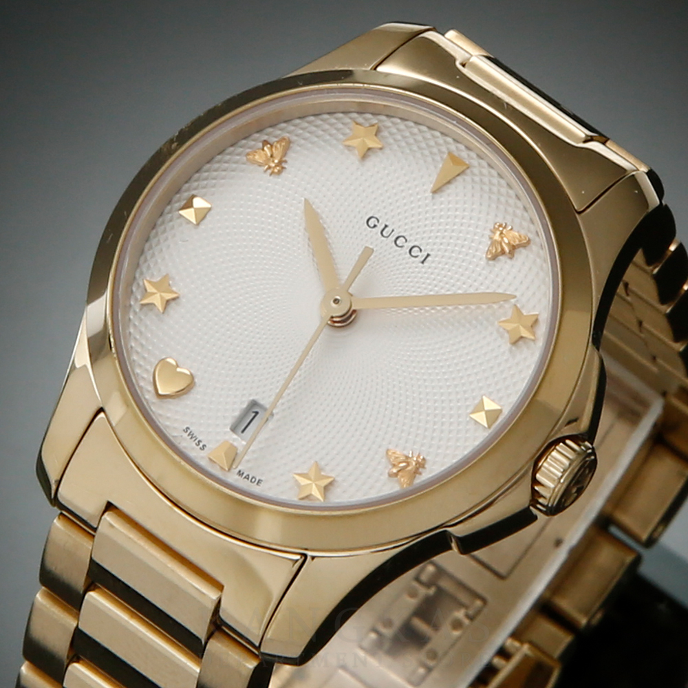 GUCCI(USED)구찌 YA126576 G 타임리스 쿼츠 워치