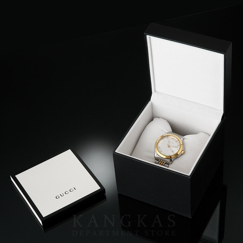 GUCCI(USED)구찌 스틸 금장 시계 126.4