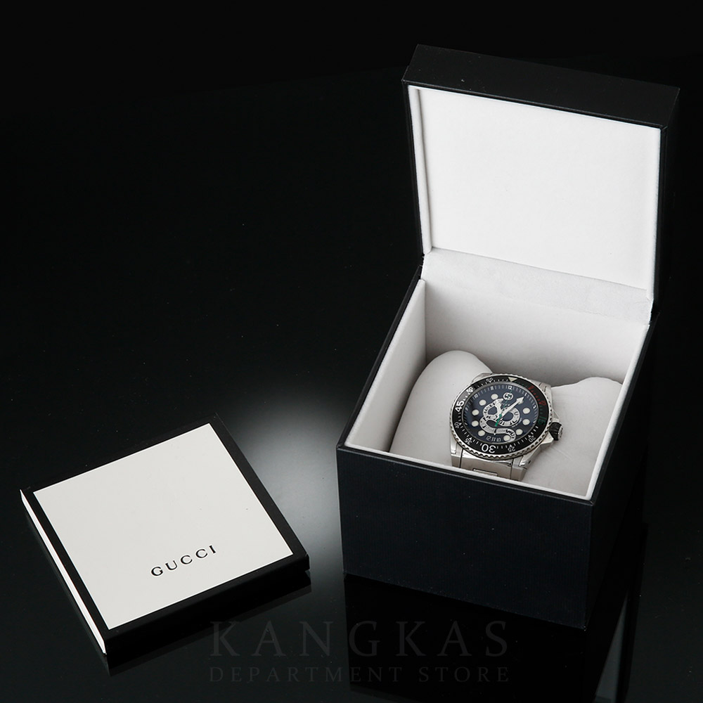 GUCCI(USED)구찌 킹스네이크 다이브 스틸 워치 136.2
