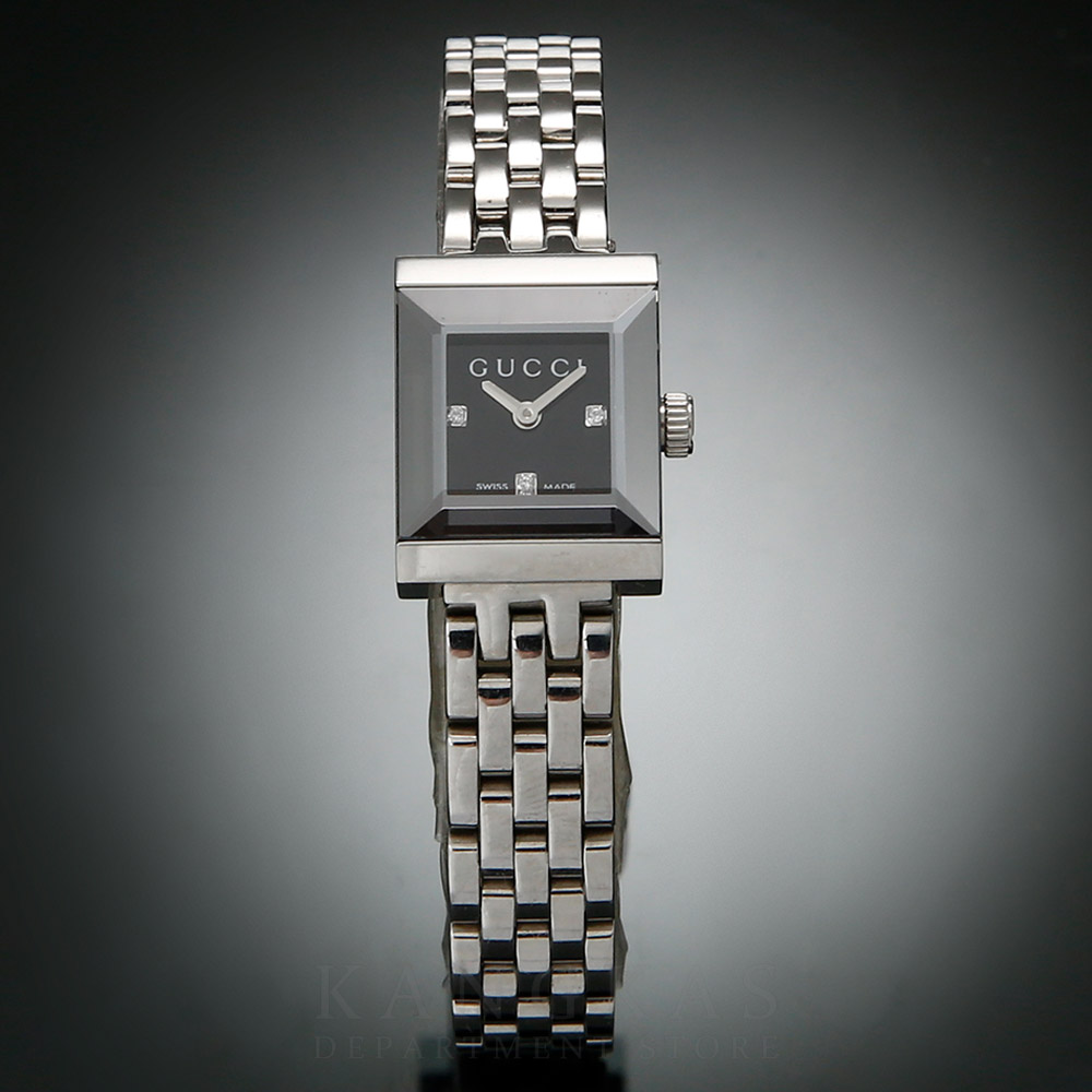 GUCCI(USED)구찌 YA128507 스퀘어 여성 워치