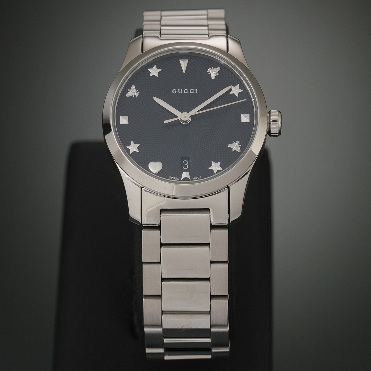 GUCCI(USED)구찌 YA126573 레이디 G타임 워치