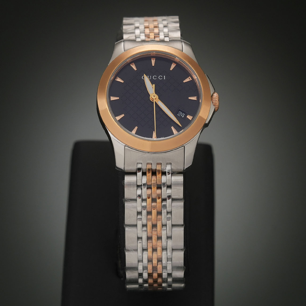 GUCCI(USED)구찌 G 타임리스 금장 스틸 워치 27.5mm