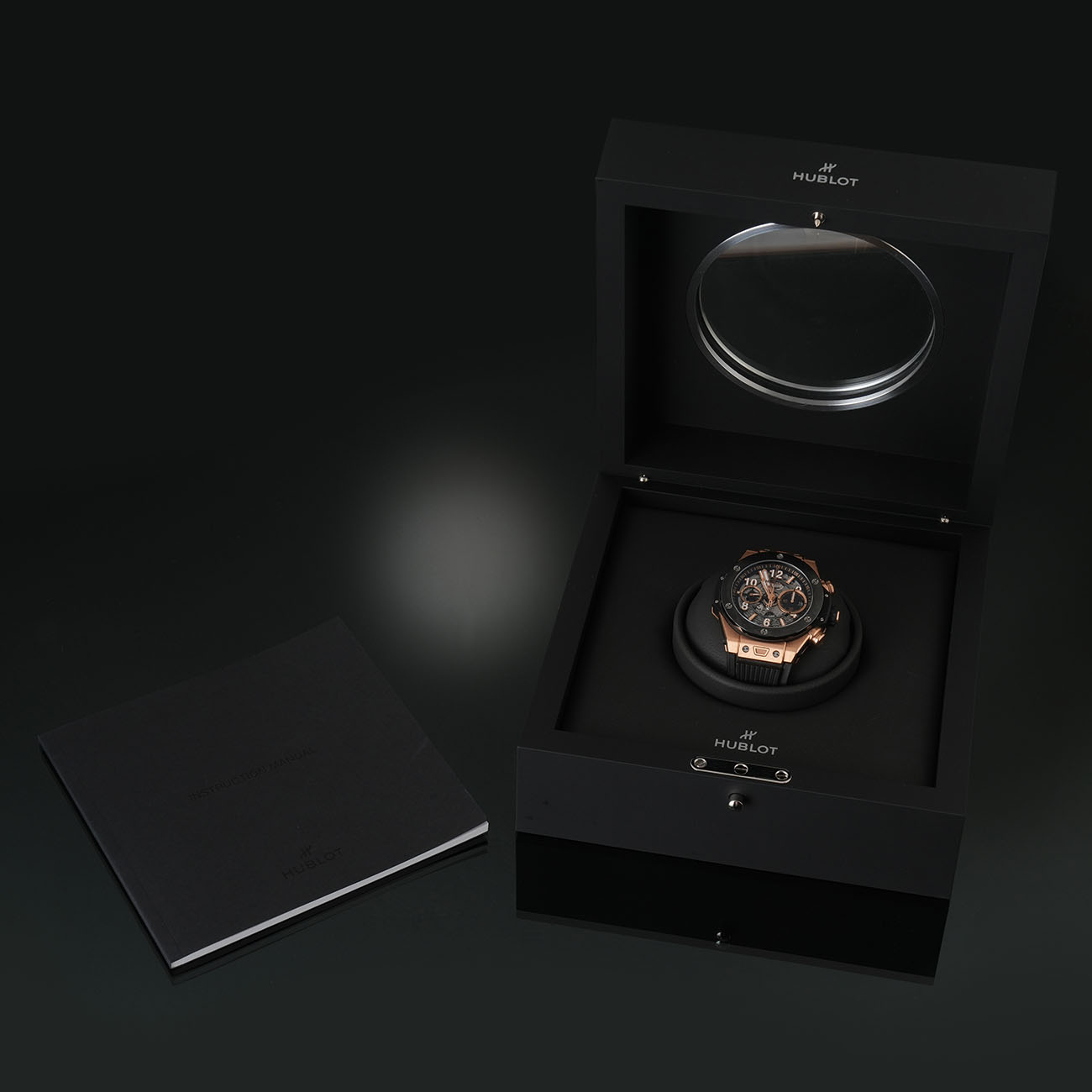 HUBLOT(USED)위블로 빅뱅 유니코 킹 골드 세라믹