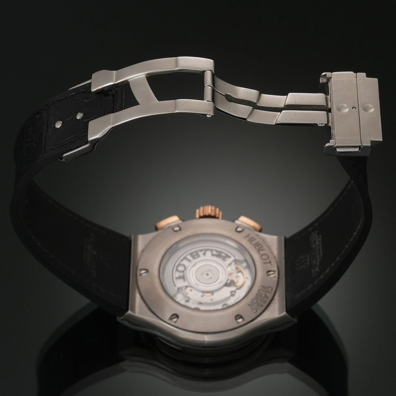 HUBLOT(USED)위블로 클래식 퓨전 크로노그래프 티타늄 킹골드