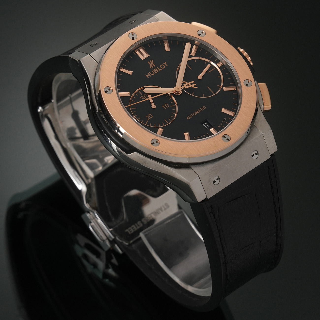 HUBLOT(USED)위블로 클래식 퓨전 크로노그래프 티타늄 킹골드