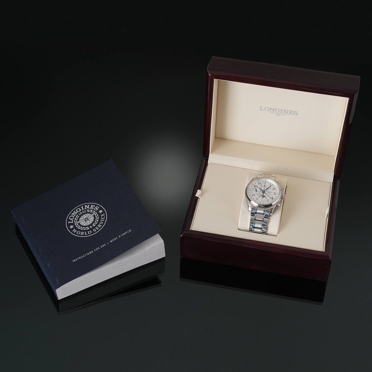 LONGINES(USED)론진 마스터 컬렉션 문페이즈 크로노