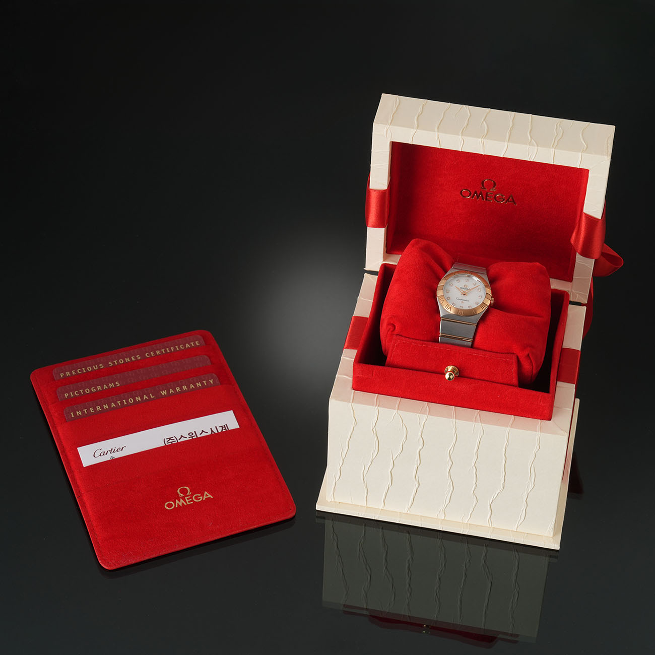OMEGA(USED)오메가 컨스틸레이션 콤비 쿼츠