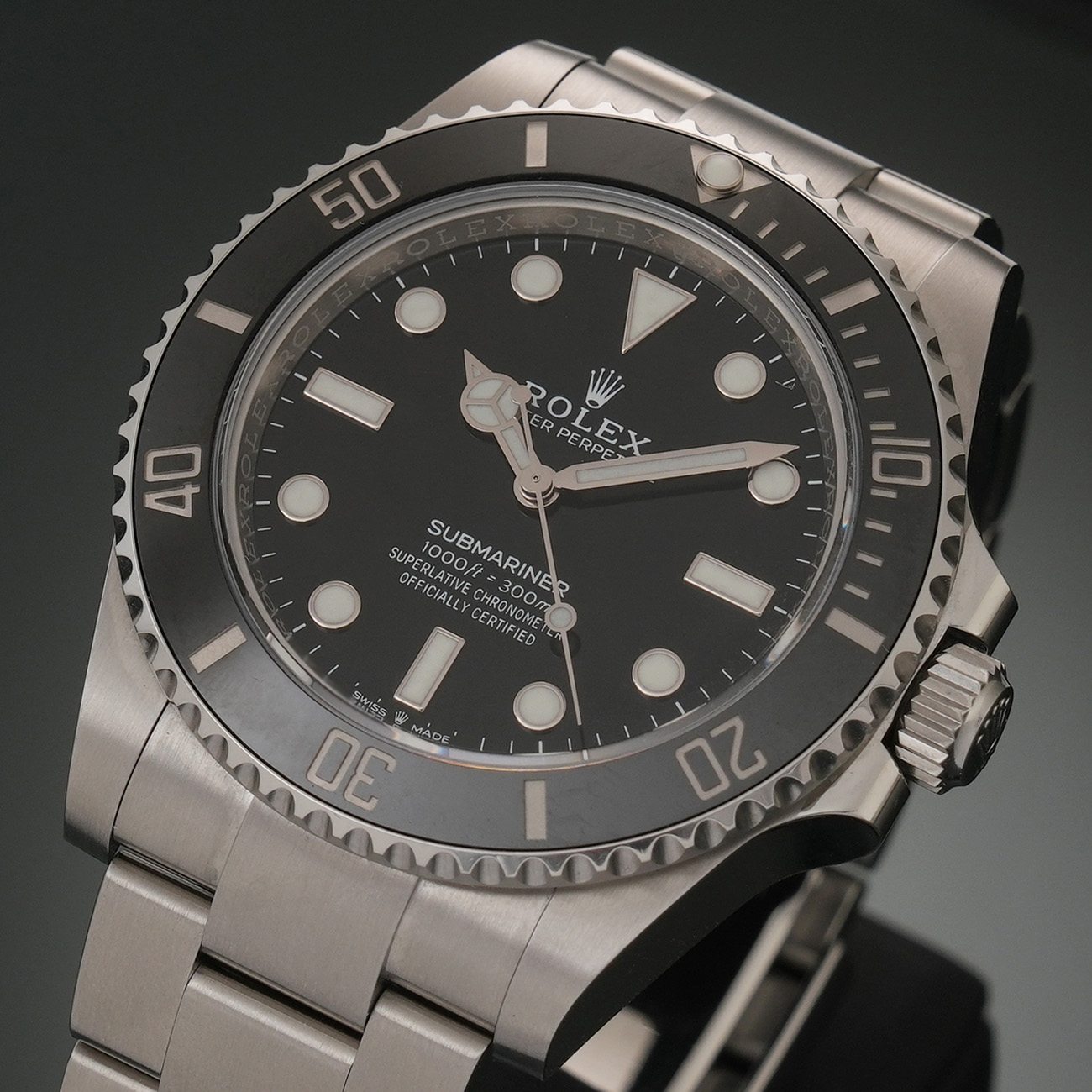 ROLEX(USED)롤렉스 서브마리너 스틸 논데이트 124060