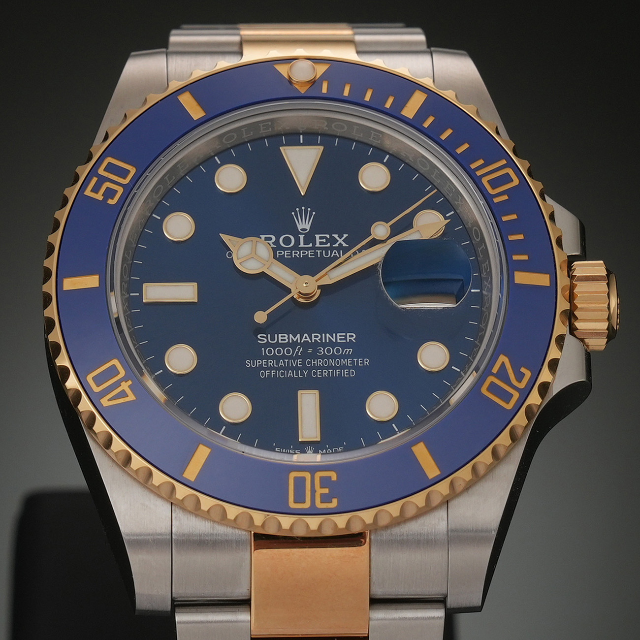 ROLEX(USED)롤렉스 서브마리너 콤비 청판 126613LB