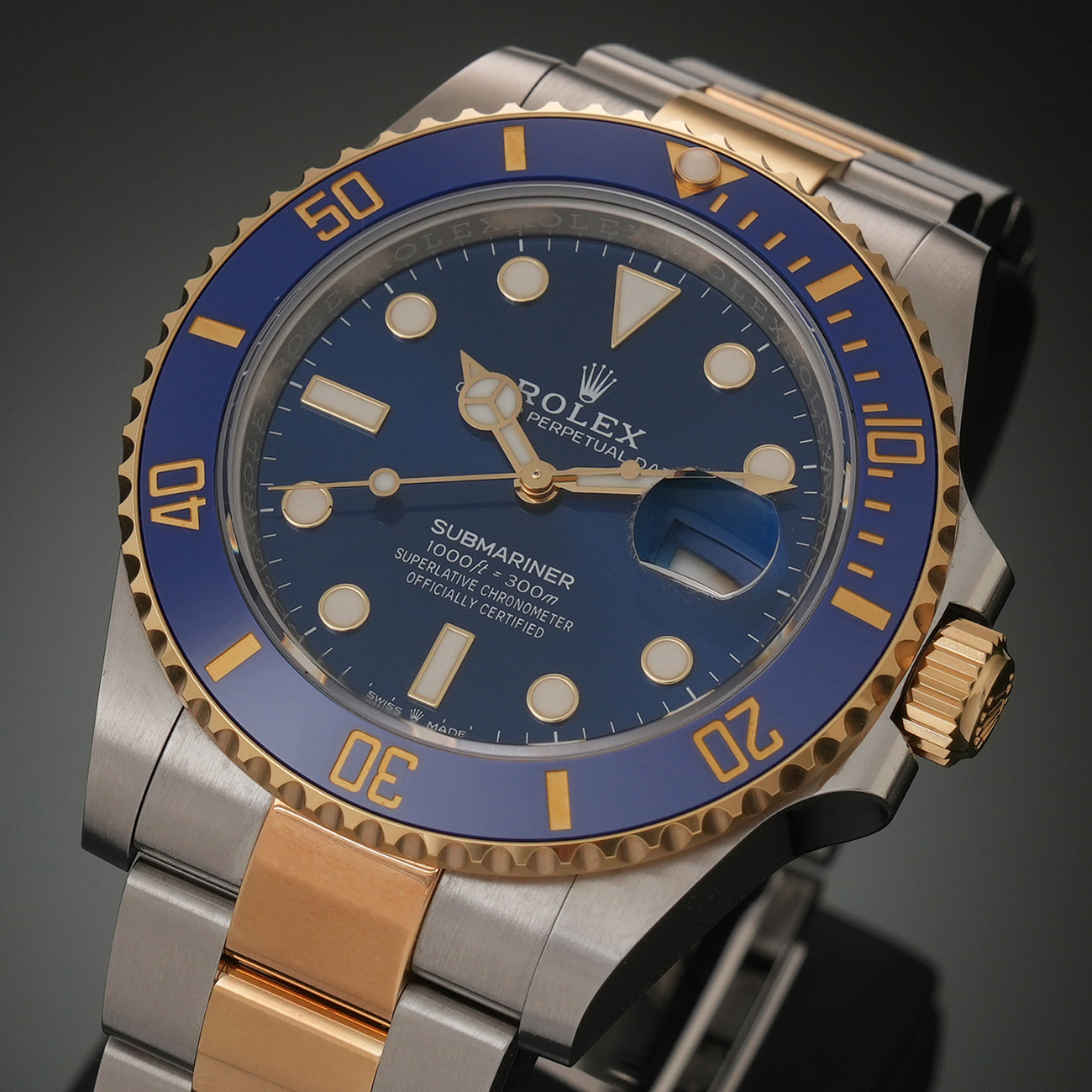 ROLEX(USED)롤렉스 서브마리너 콤비 청판 126613LB
