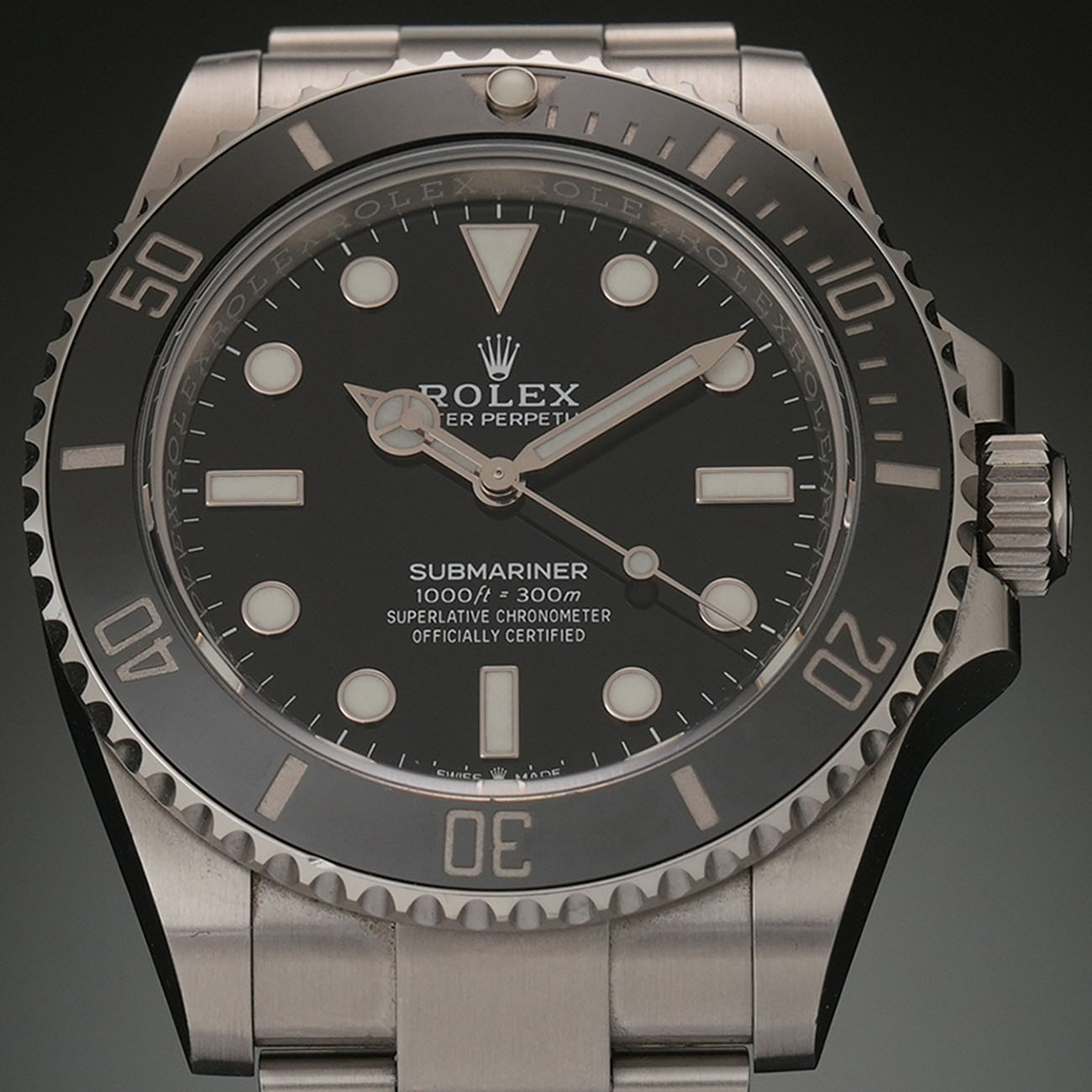 ROLEX(USED)롤렉스 서브마리너 스틸 논데이트 124060