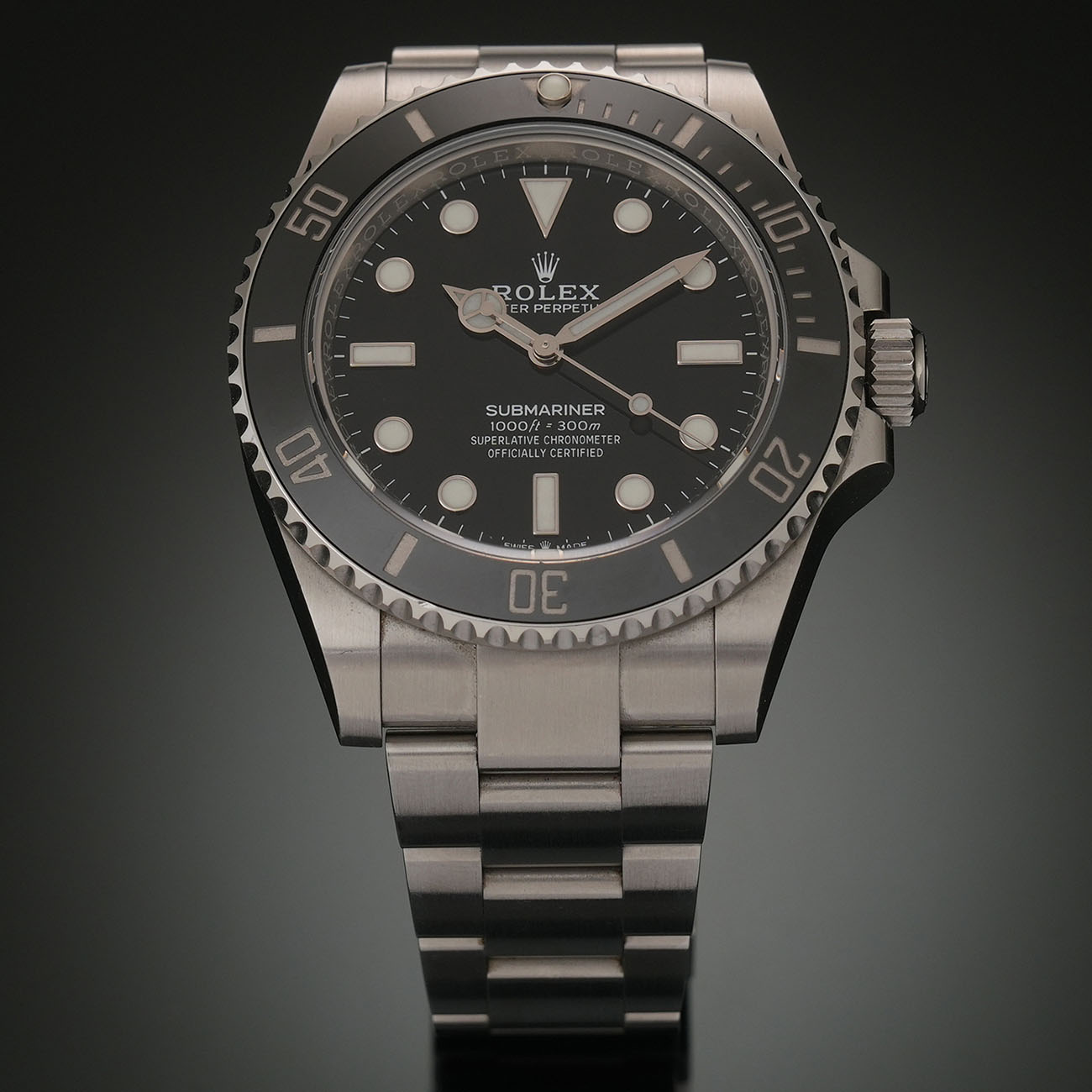 ROLEX(USED)롤렉스 서브마리너 스틸 논데이트 124060