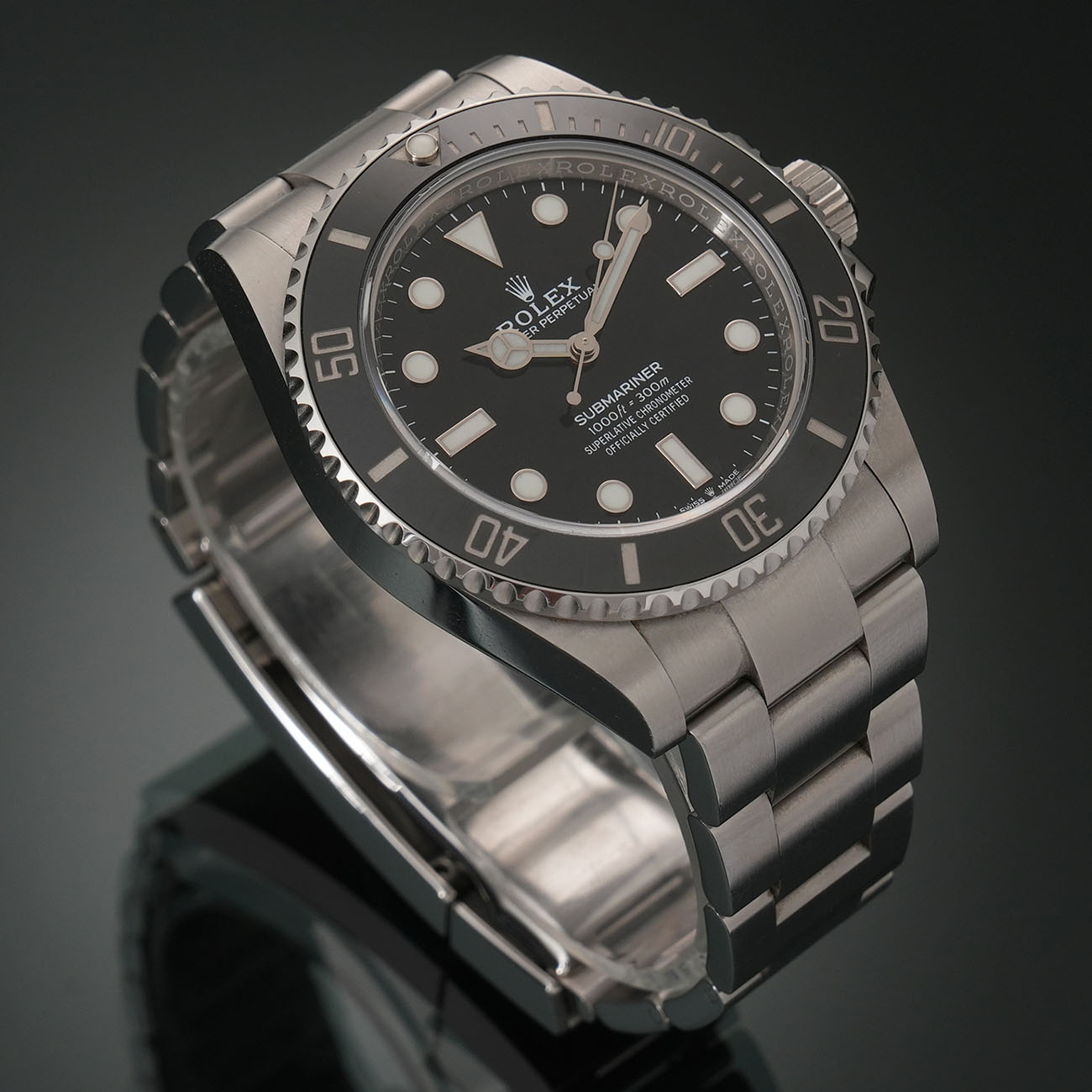 ROLEX(USED)롤렉스 서브마리너 스틸 논데이트 124060
