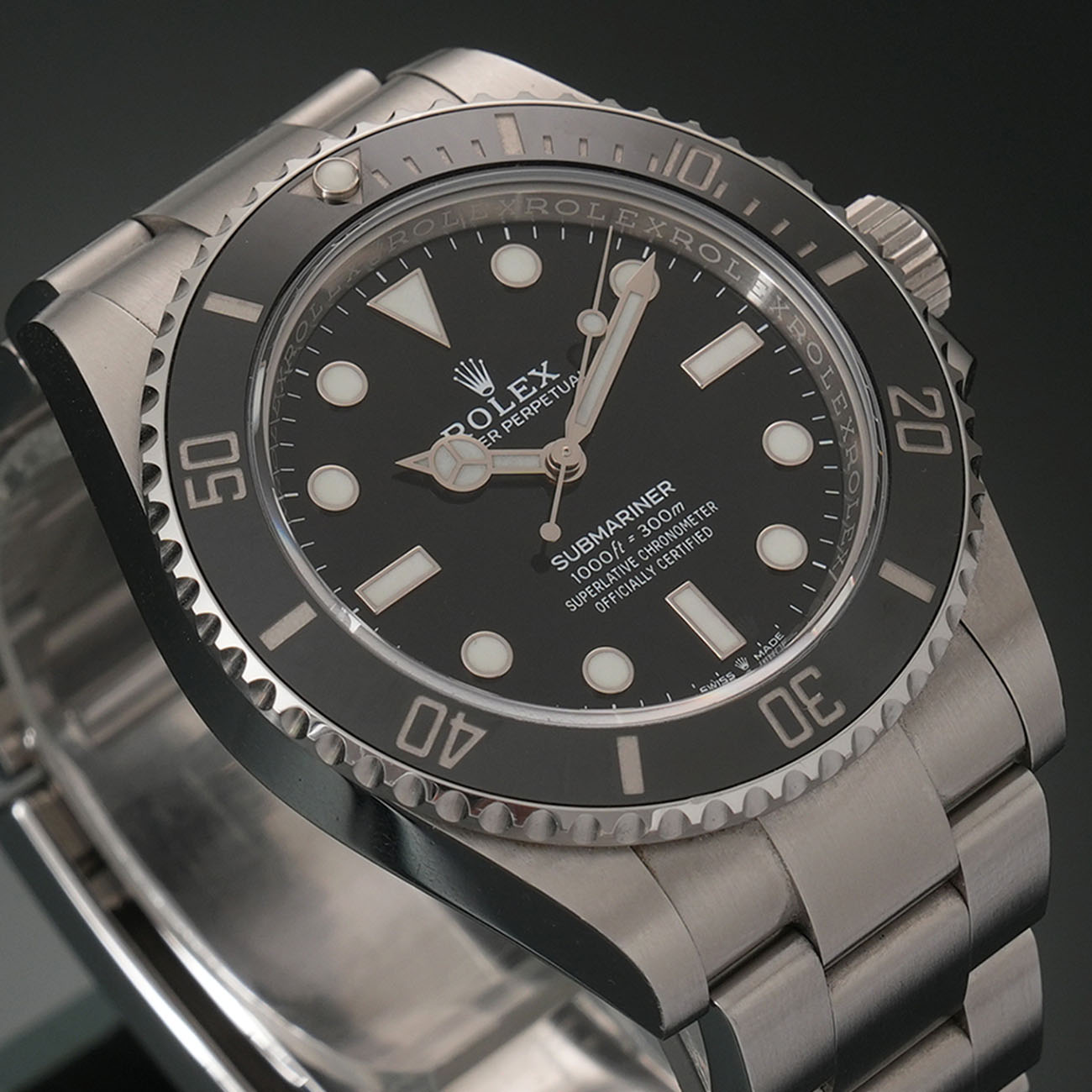 ROLEX(USED)롤렉스 서브마리너 스틸 논데이트 124060