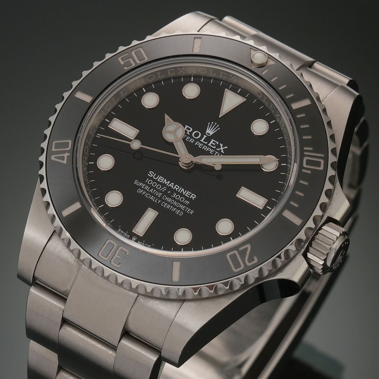 ROLEX(USED)롤렉스 서브마리너 스틸 논데이트 124060