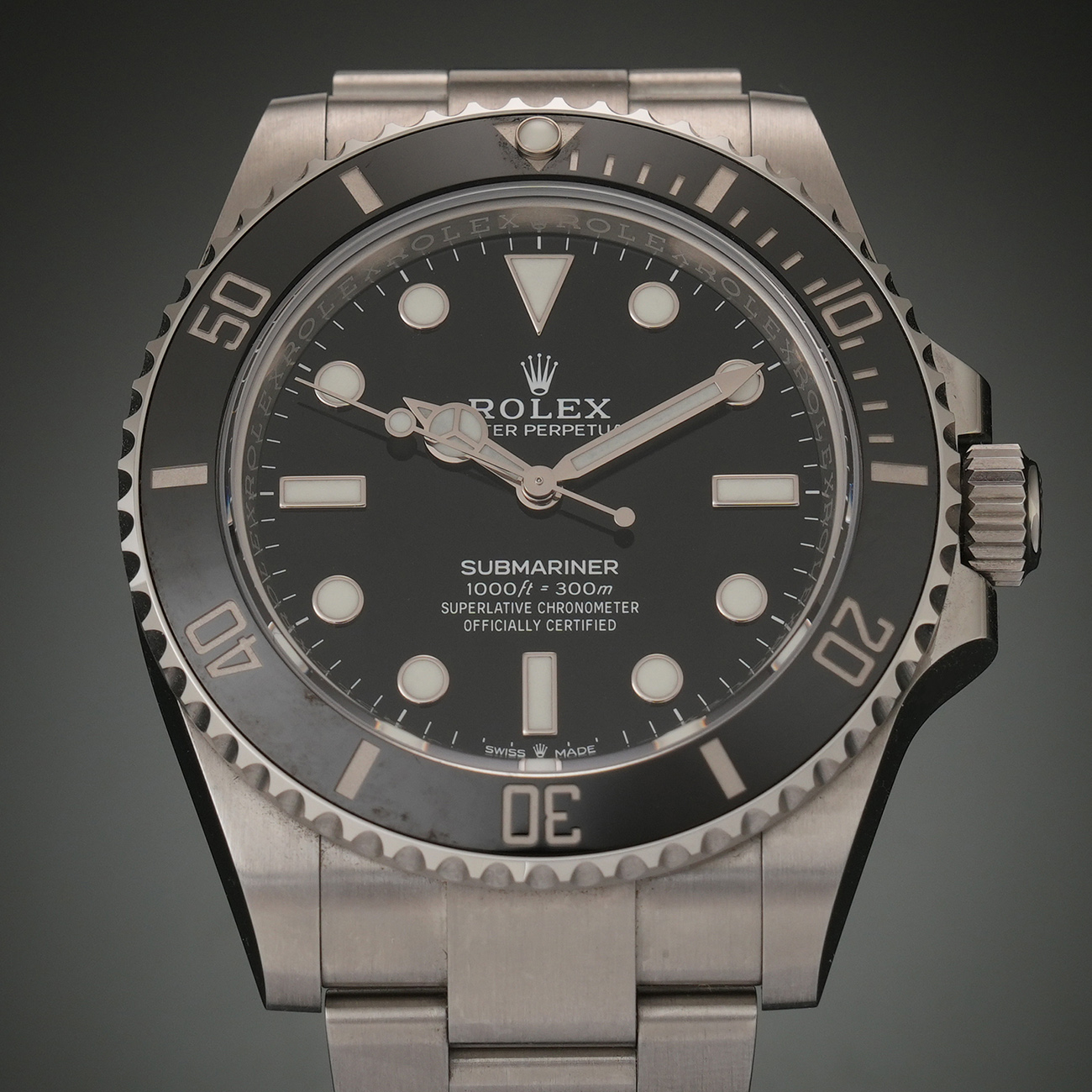 ROLEX(USED))롤렉스 서브마리너 논데이트 검판 124060LN