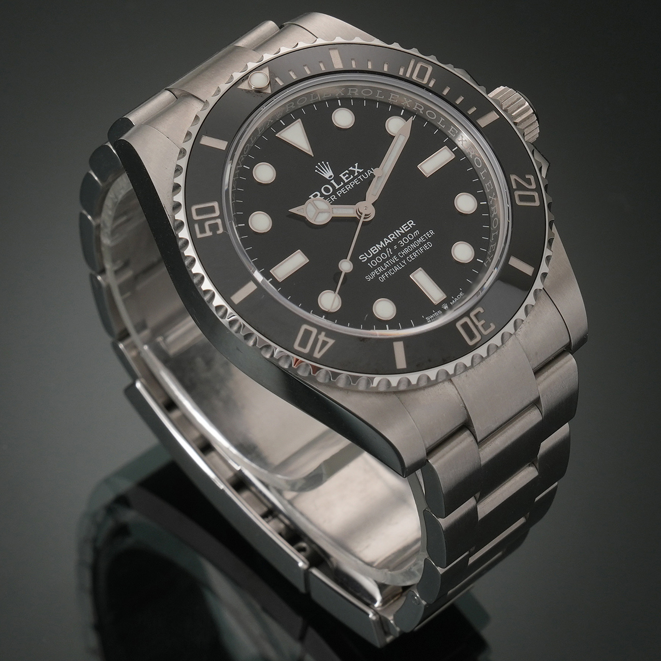 ROLEX(USED))롤렉스 서브마리너 논데이트 검판 124060LN