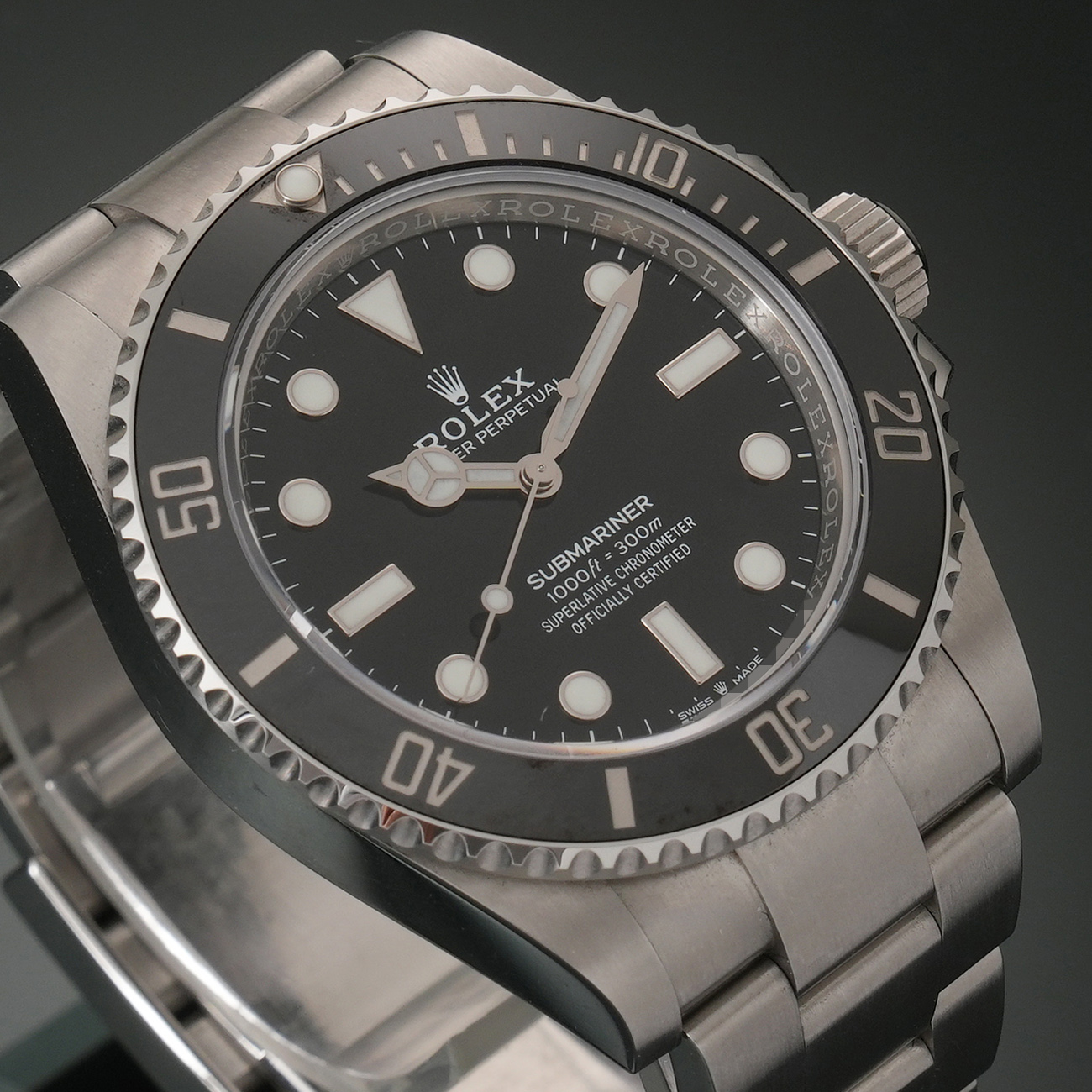 ROLEX(USED))롤렉스 서브마리너 논데이트 검판 124060LN