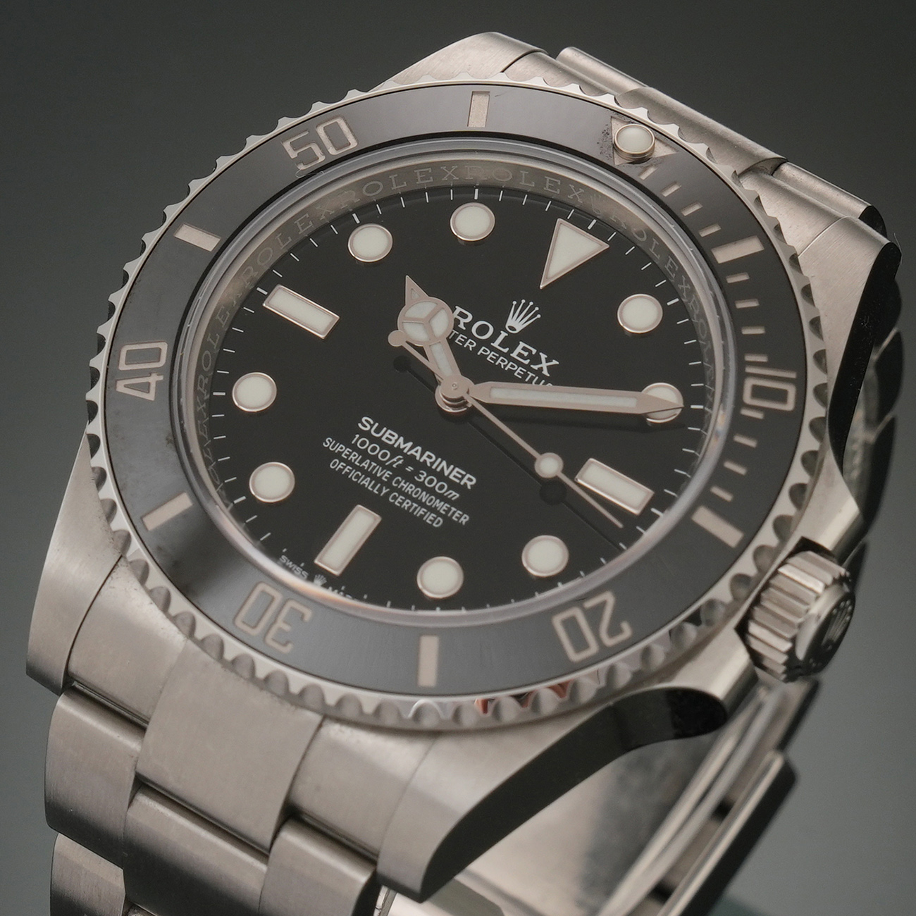 ROLEX(USED))롤렉스 서브마리너 논데이트 검판 124060LN