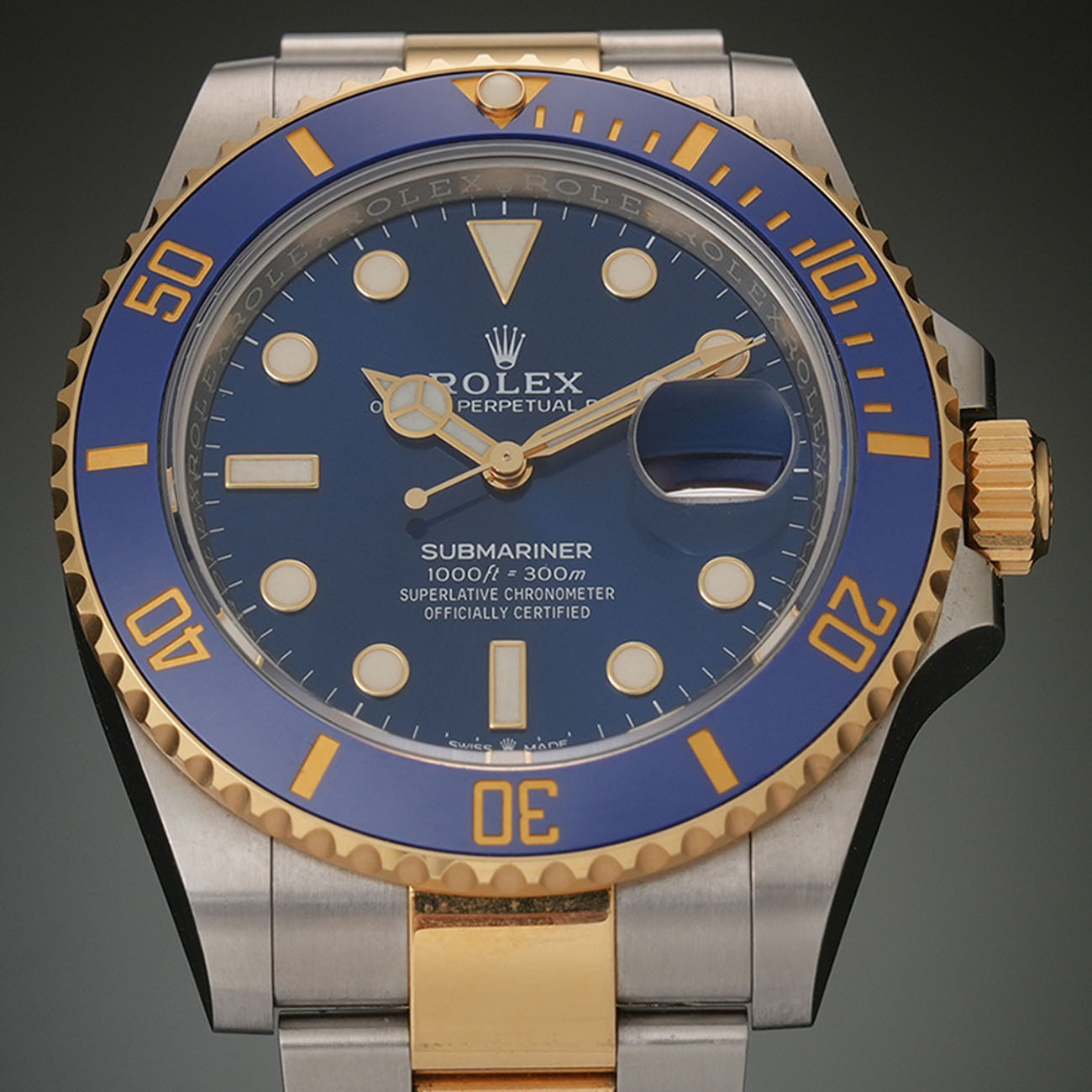 ROLEX(USED)롤렉스 서브마리너 콤비 청판 126613LB