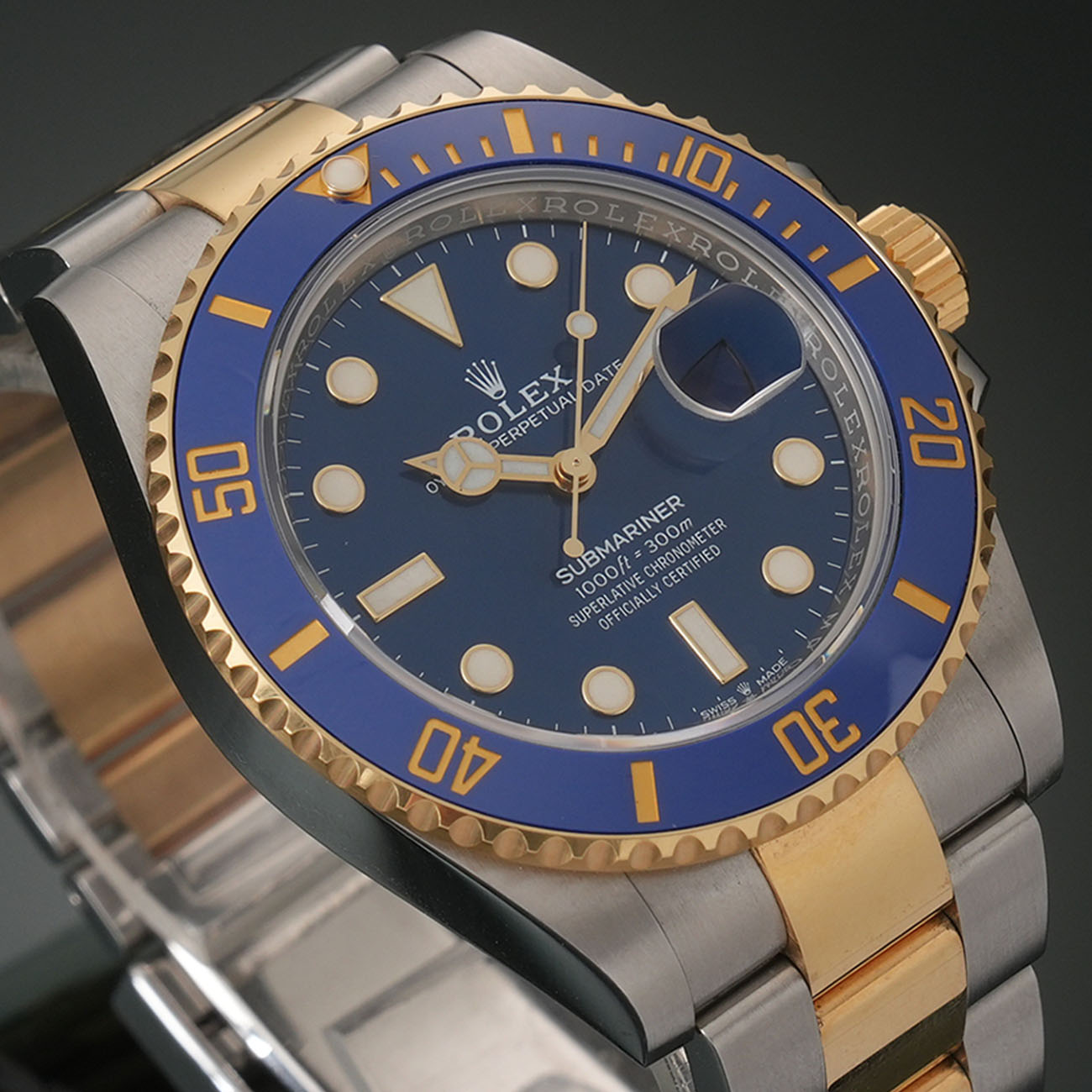 ROLEX(USED)롤렉스 서브마리너 콤비 청판 126613LB