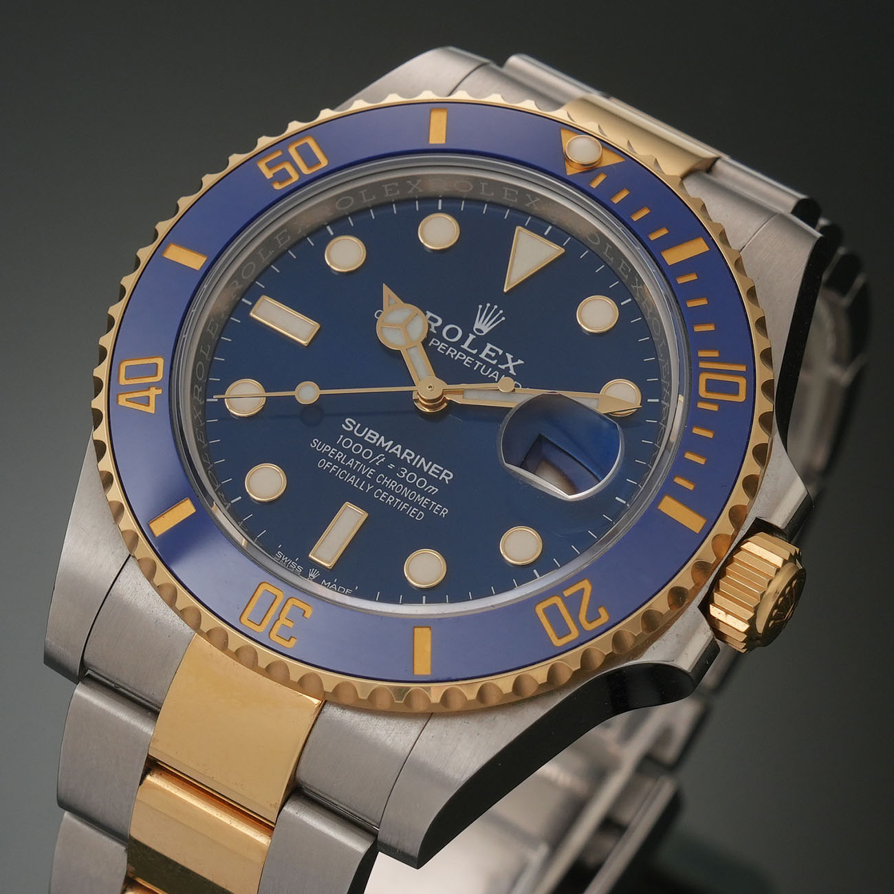 ROLEX(USED)롤렉스 서브마리너 콤비 청판 126613LB