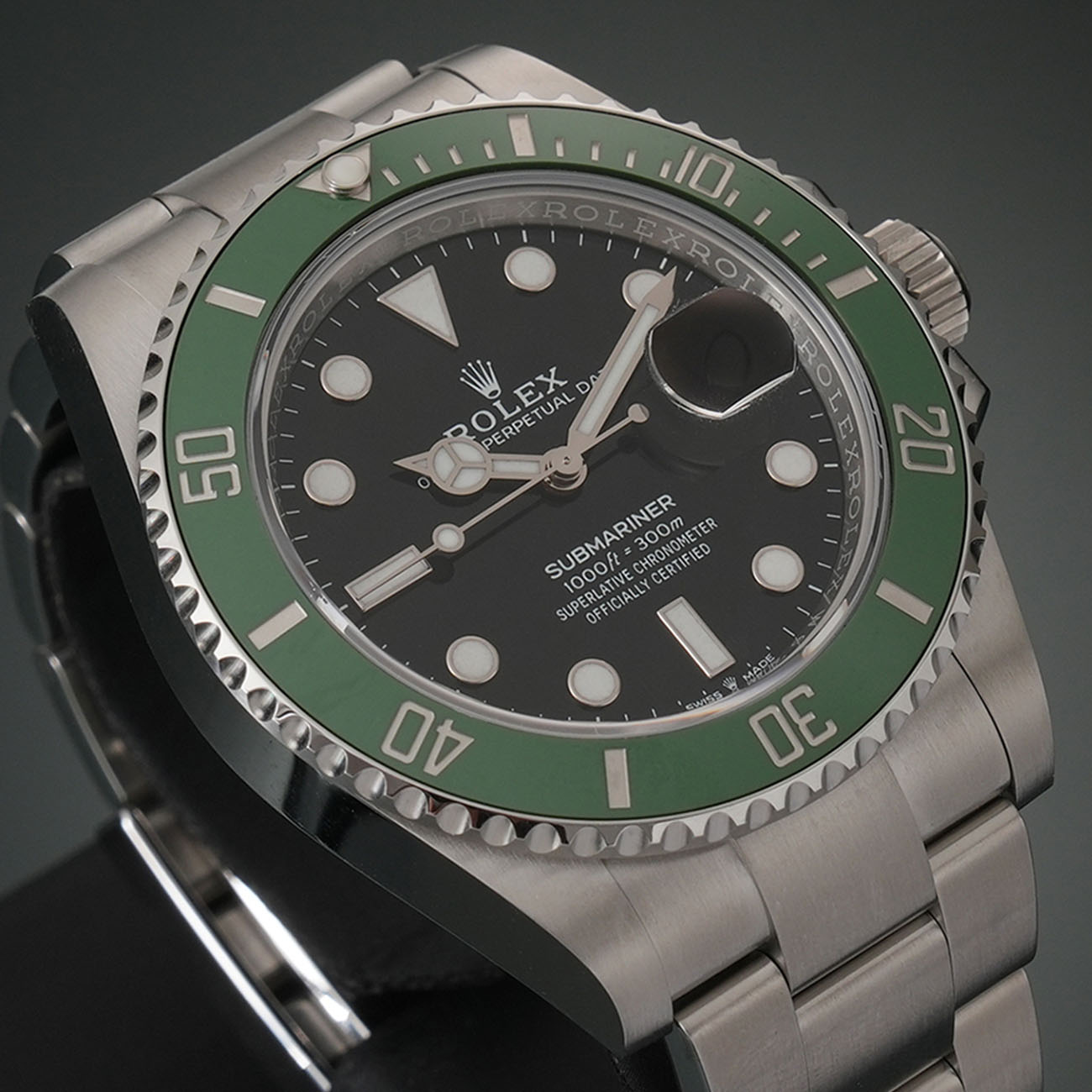 ROLEX(NEW)롤렉스 서브마리너 스틸 검판 126610LV