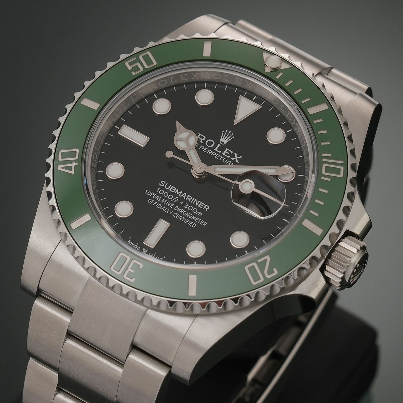 ROLEX(NEW)롤렉스 서브마리너 스틸 검판 126610LV