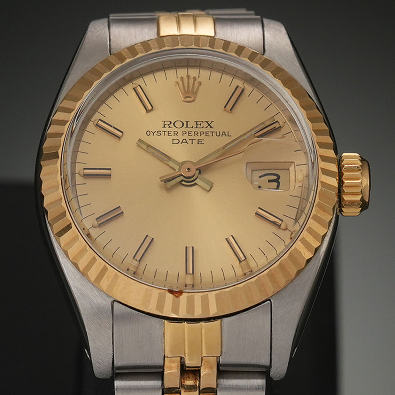 ROLEX(USED)롤렉스 데이저스트 26 콤비 샴페인골드 바 6917