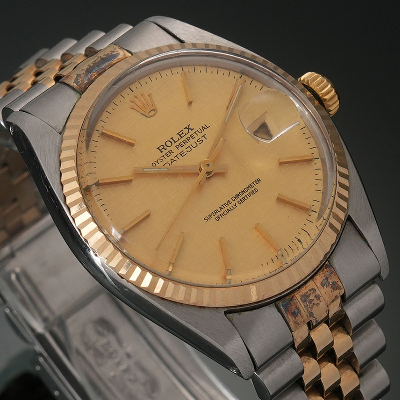 ROLEX(USED)롤렉스 데이저스트 36 보카시 바 콤비16013