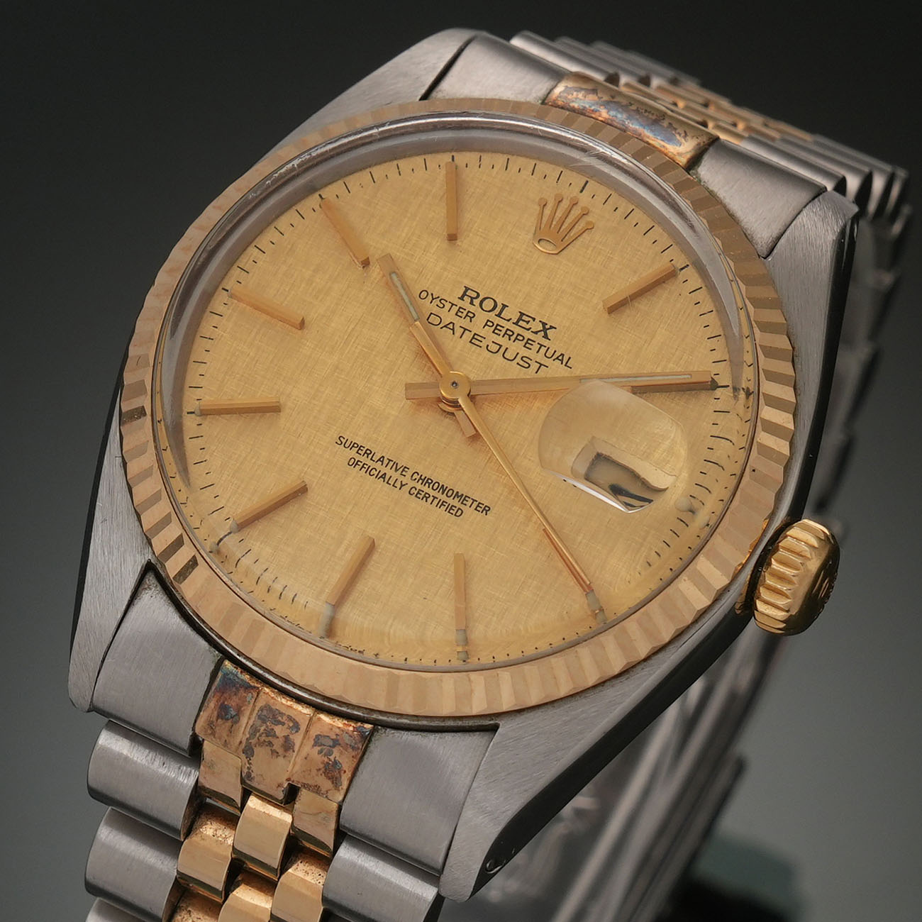 ROLEX(USED)롤렉스 데이저스트 36 보카시 바 콤비16013