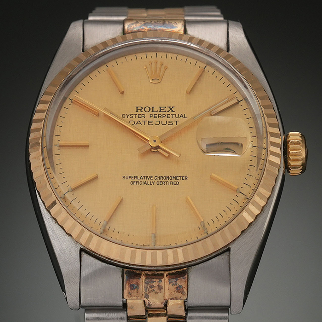 ROLEX(USED)롤렉스 데이저스트 36 보카시 바 콤비16013