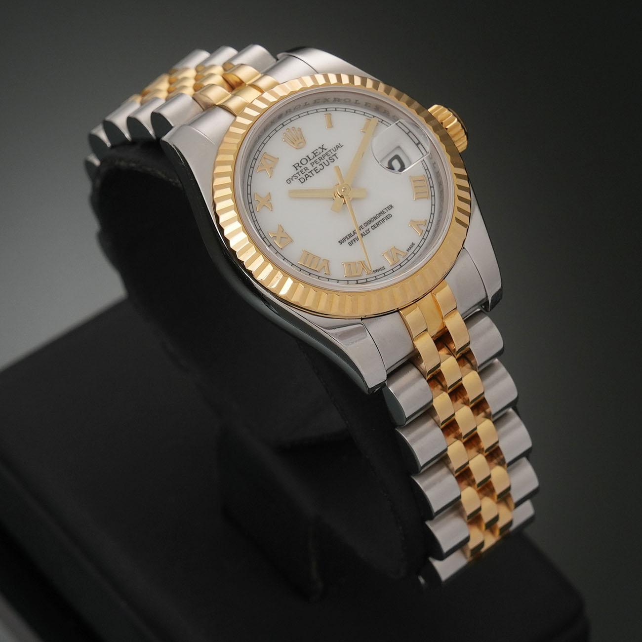 ROLEX(USED)롤렉스 데이저스트 26 콤비 화이트 로만 179173