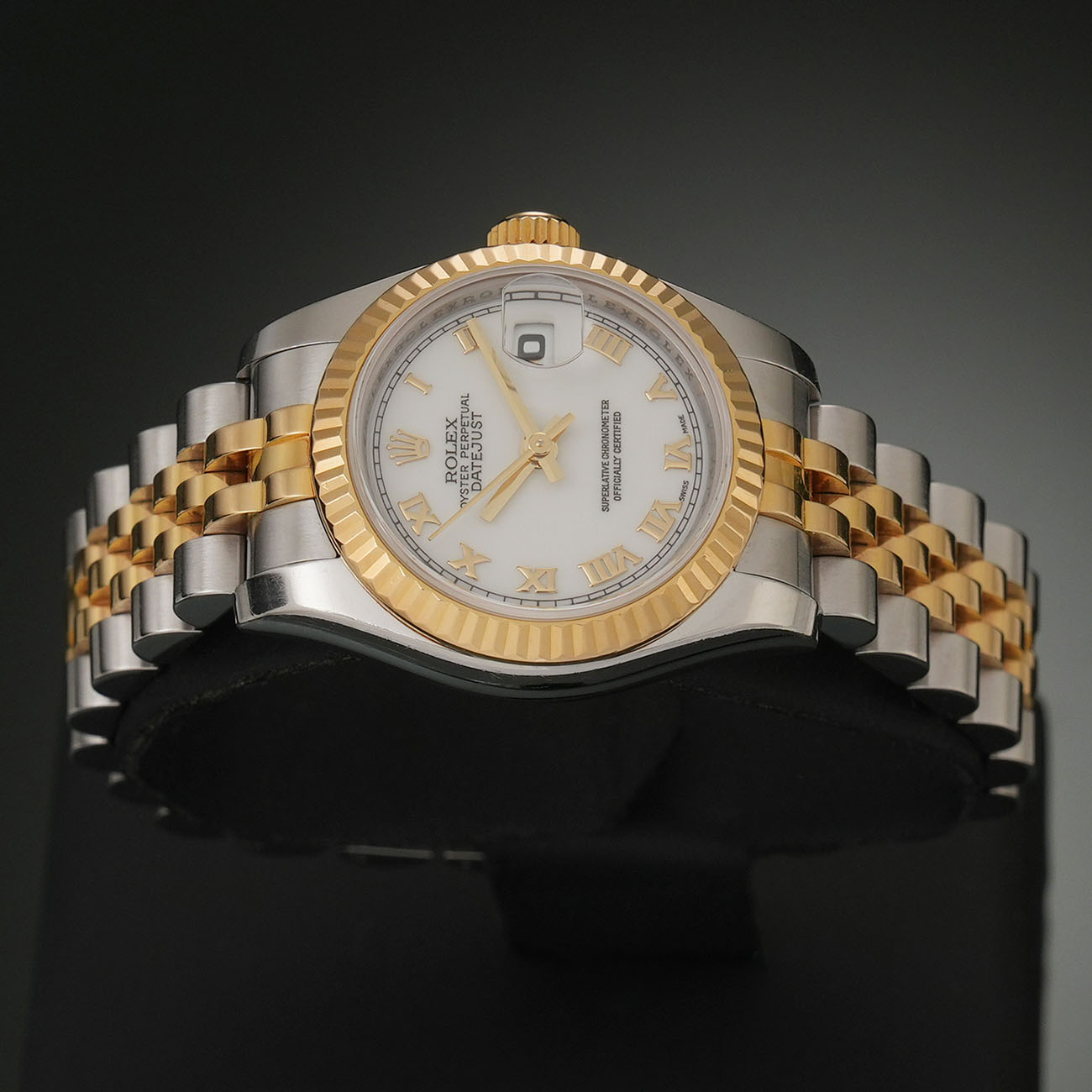 ROLEX(USED)롤렉스 데이저스트 26 콤비 화이트 로만 179173