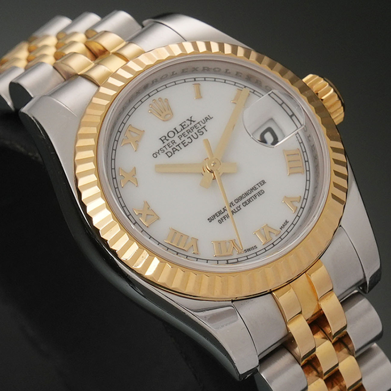 ROLEX(USED)롤렉스 데이저스트 26 콤비 화이트 로만 179173