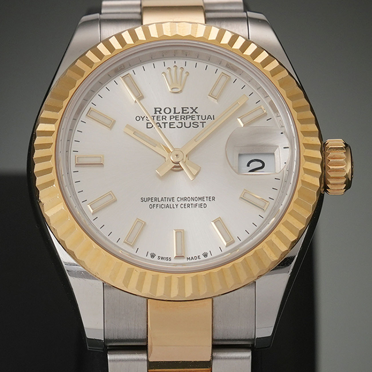 ROLEX(USED)롤렉스 데이저스트 28 콤비 실버 바 279173
