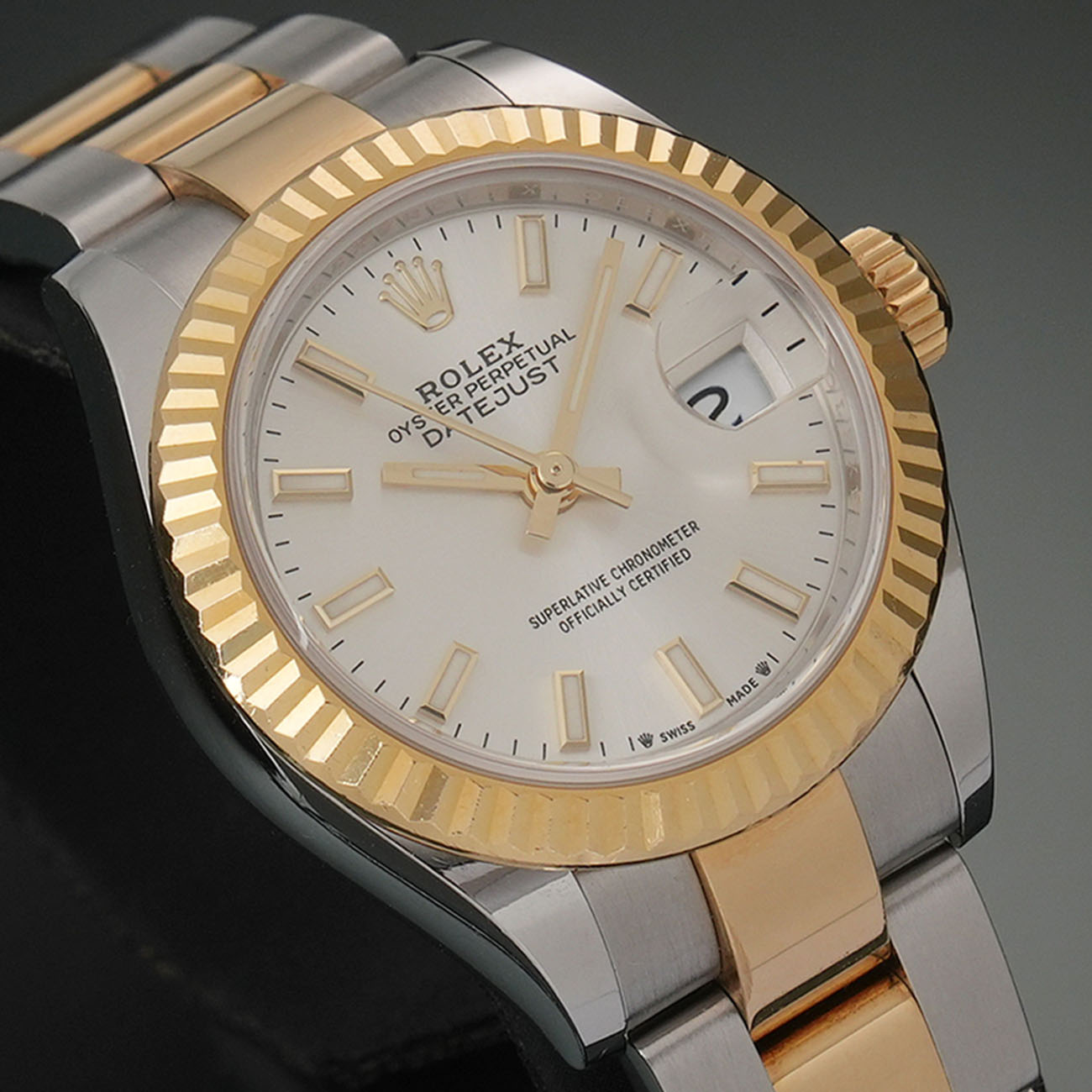 ROLEX(USED)롤렉스 데이저스트 28 콤비 실버 바 279173