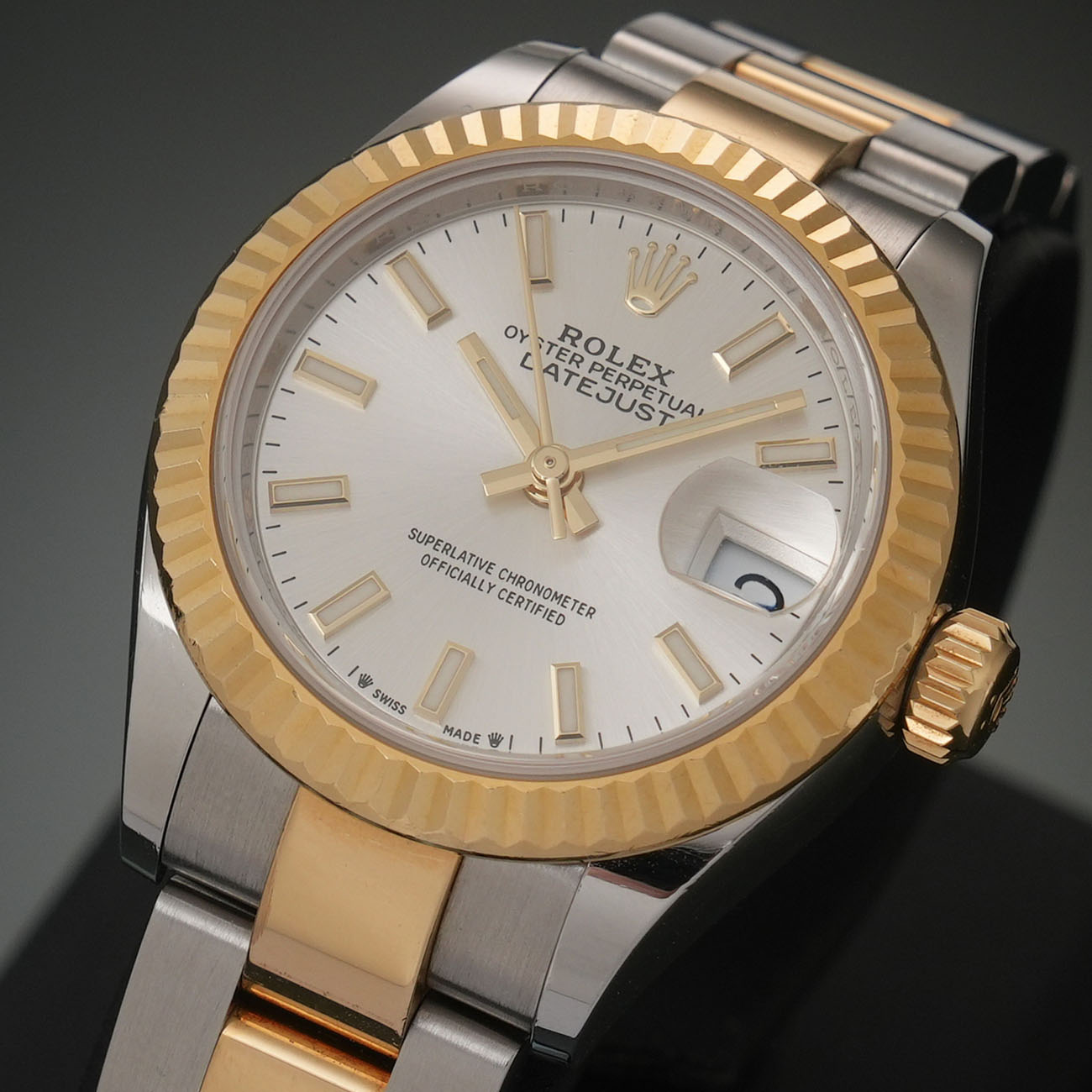 ROLEX(USED)롤렉스 데이저스트 28 콤비 실버 바 279173