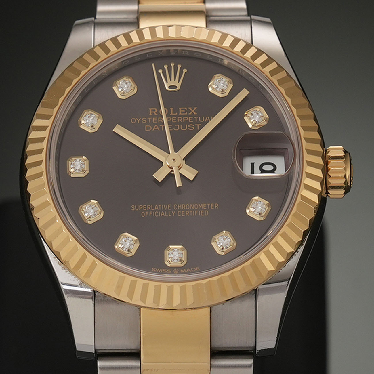 ROLEX(USED)롤렉스 데이저스트 31 콤비 다크그레이 10P 278273