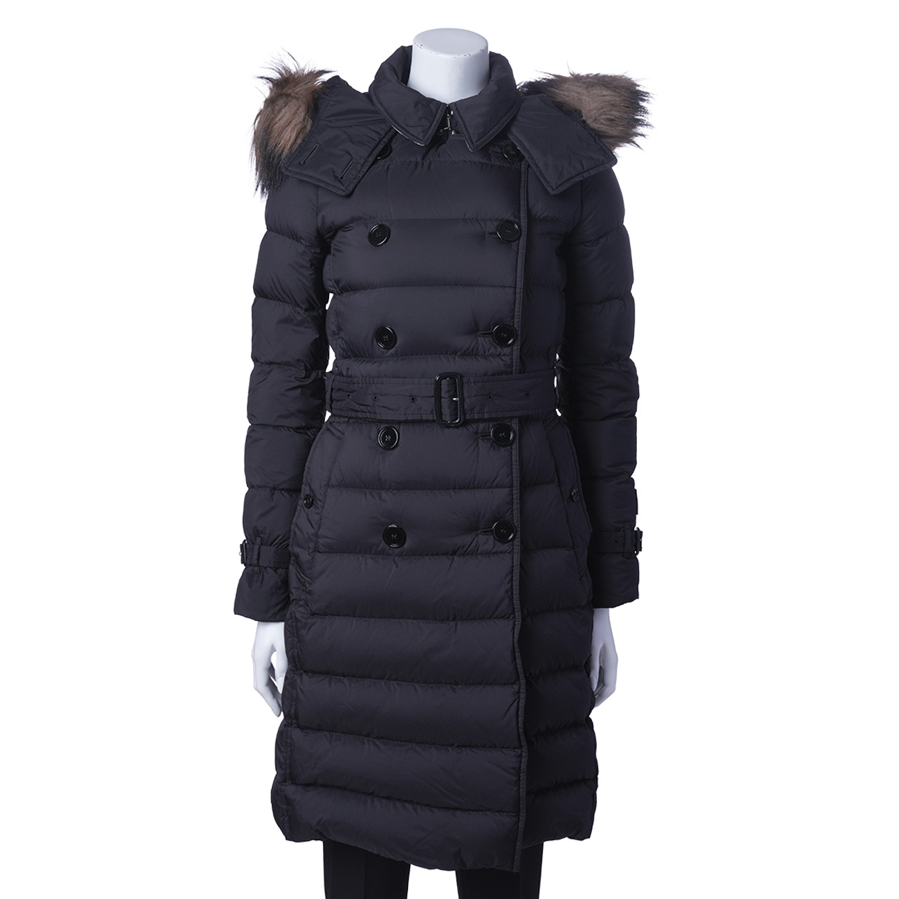 BURBERRY(USED)버버리 8021881 롱패딩#XS