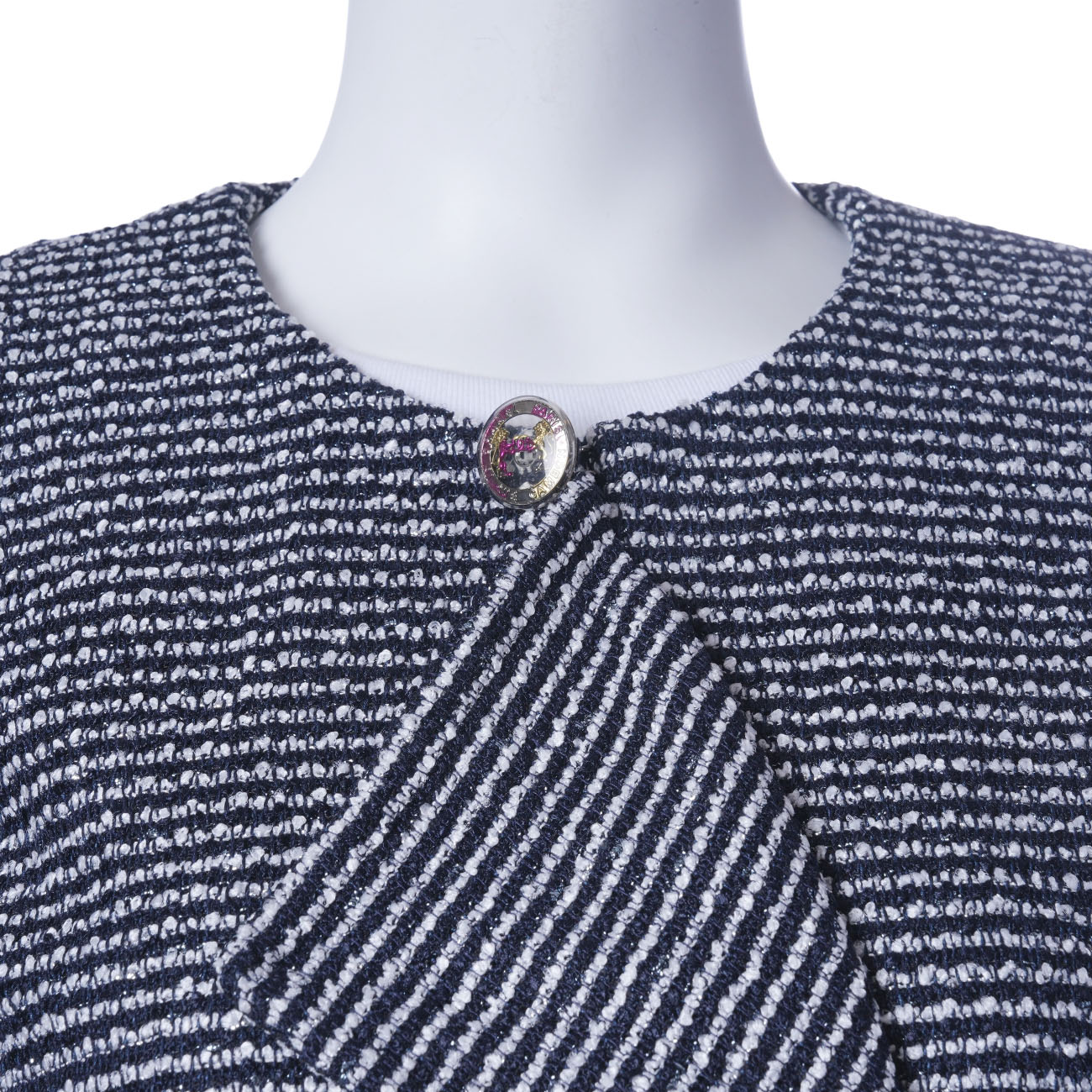 CHANEL(USED)샤넬 P62727 트위드 롱 자켓 #36