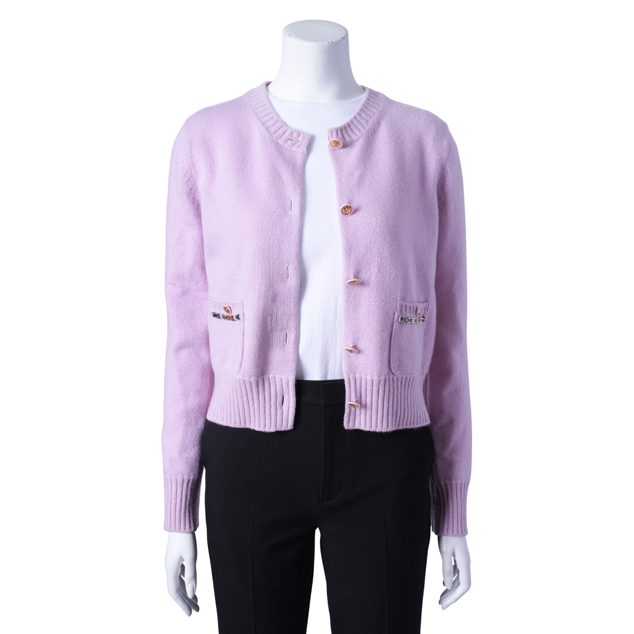 CHANEL(USED)샤넬 P73469 캐시미어 니트 가디건#34