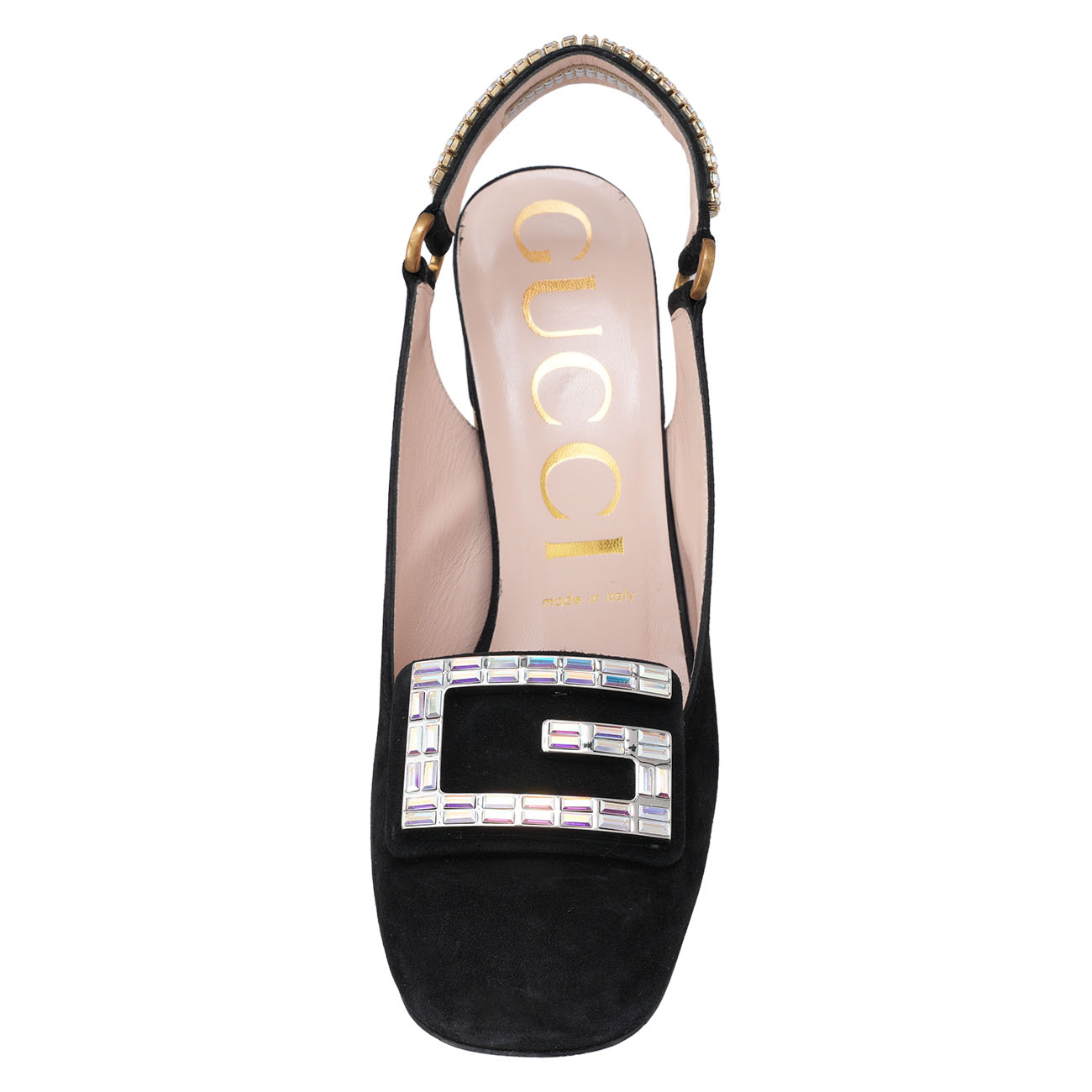 GUCCI(USED)구찌 522696 스웨이드 슬링백 #38